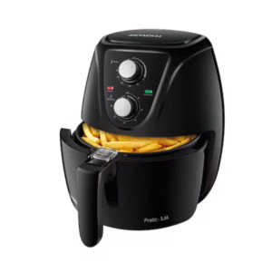 Fritadeira Elétrica Air Fryer Mondial AF-36-FB Pratic 3,6L Lâmpada Piloto Aviso Sonoro Preta - 110V