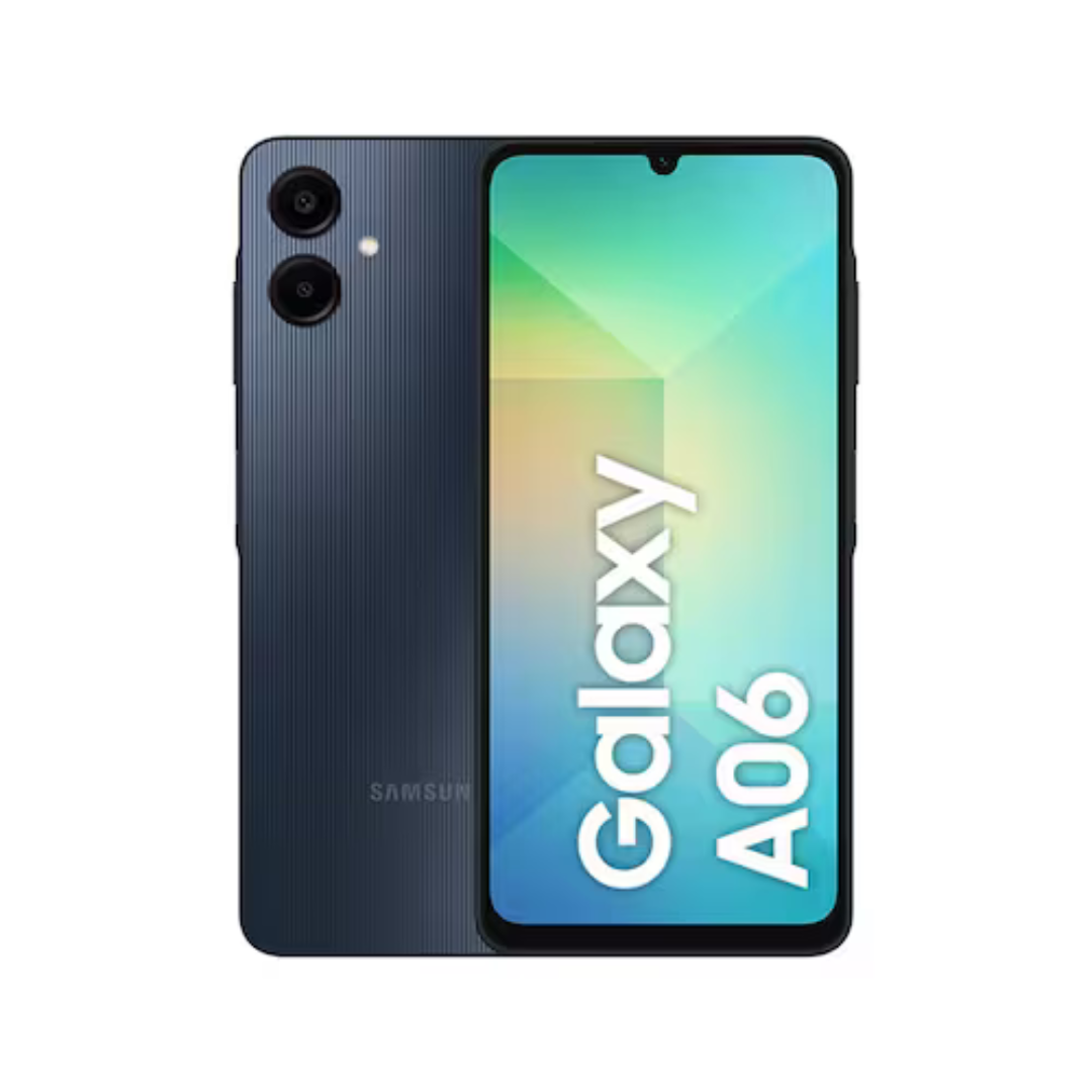 Smartphone Samsung Galaxy A06, 128GB, 4GB RAM, Tela 6.7", Câm. Traseira 50+2MP, Frontal 8MP - Azul Escuro