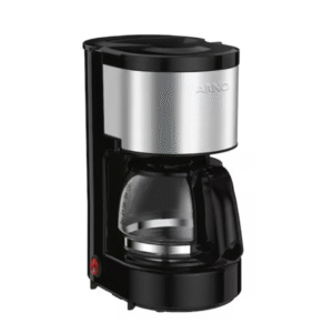 Cafeteira Elétrica Arno Perfectta Inox CFPI 12 Xícaras - Preta - 110V