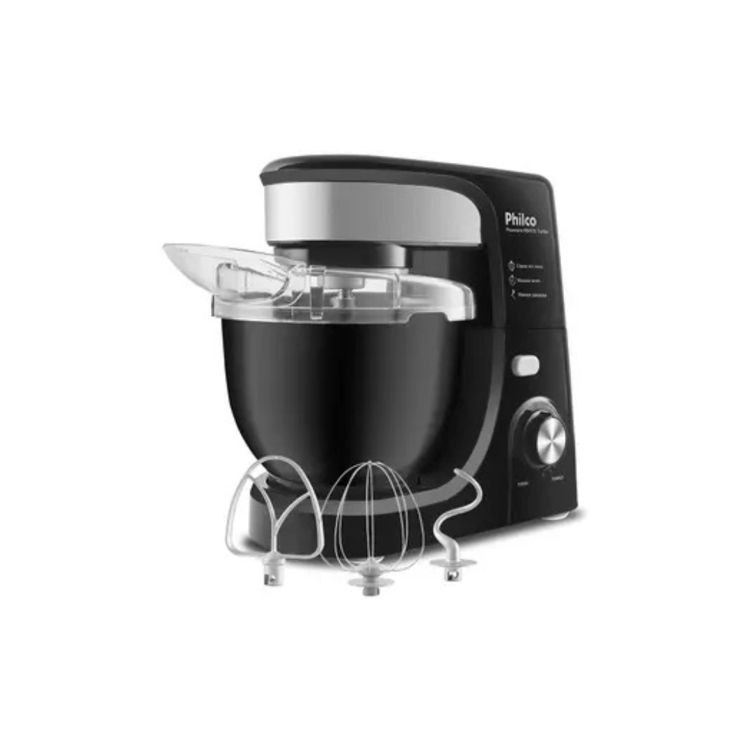 Batedeira Planetária Philco Preta 775W 12 Velocidades 4 Litros Turbo PBP775P - Imagem 4