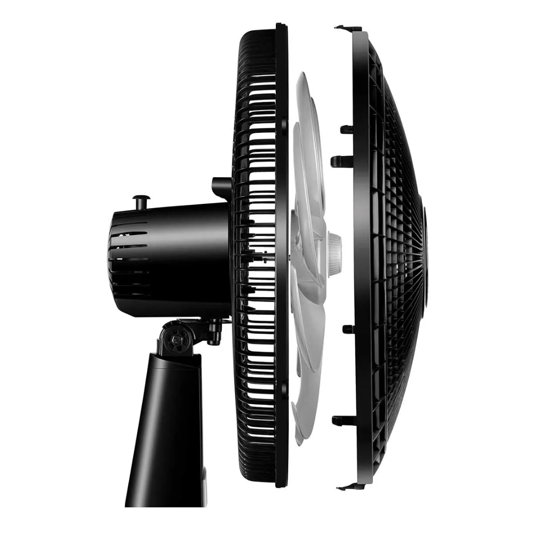 Ventilador de Mesa Mondial Super Power VSP-40-B 40cm 3 Velocidades Preto/Prata 110V - Imagem 6