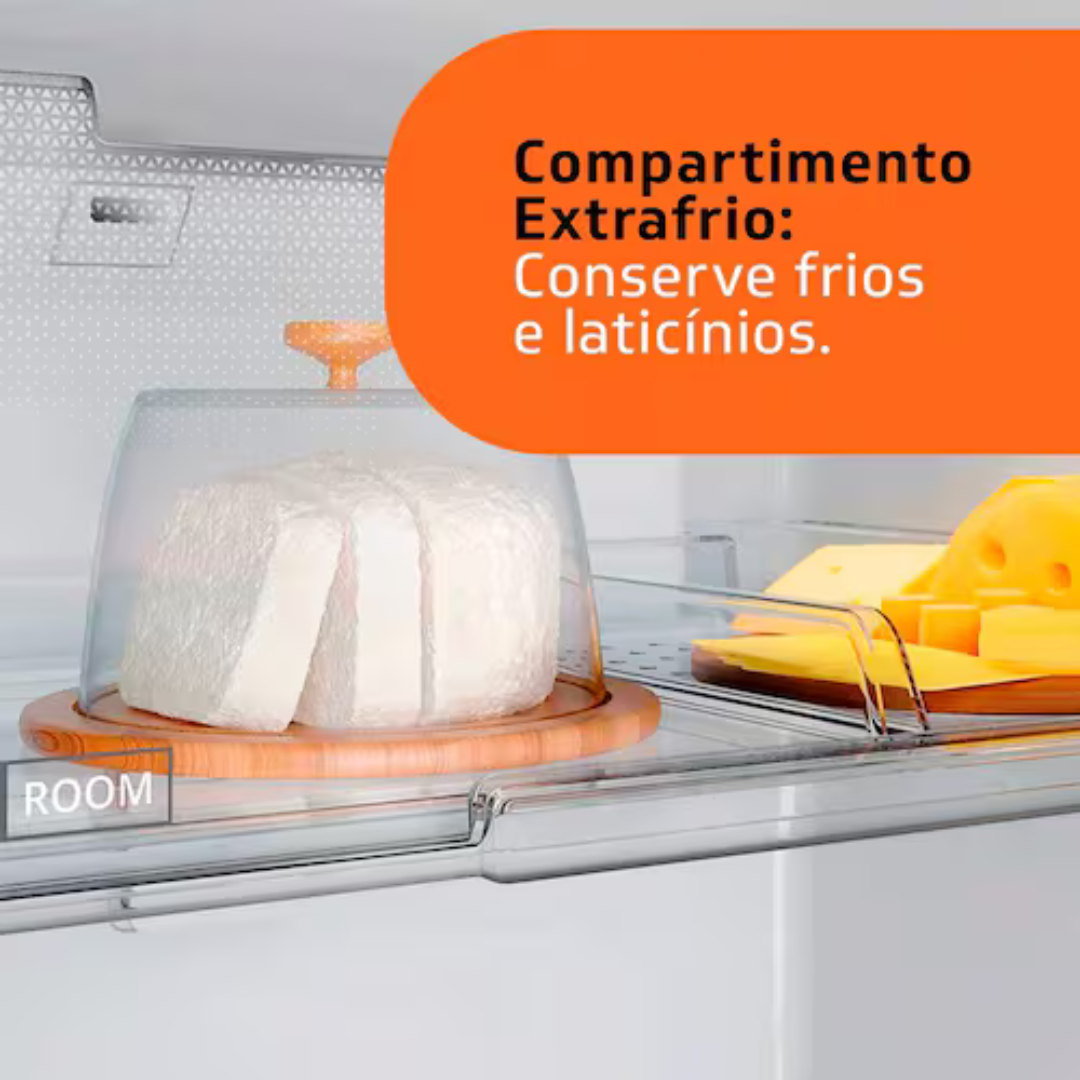 Geladeira Brastemp Frost Free Duplex BRM44HB com Compartimento Extrafrio Fresh Zone Branca - 375L - 110V - Imagem 8