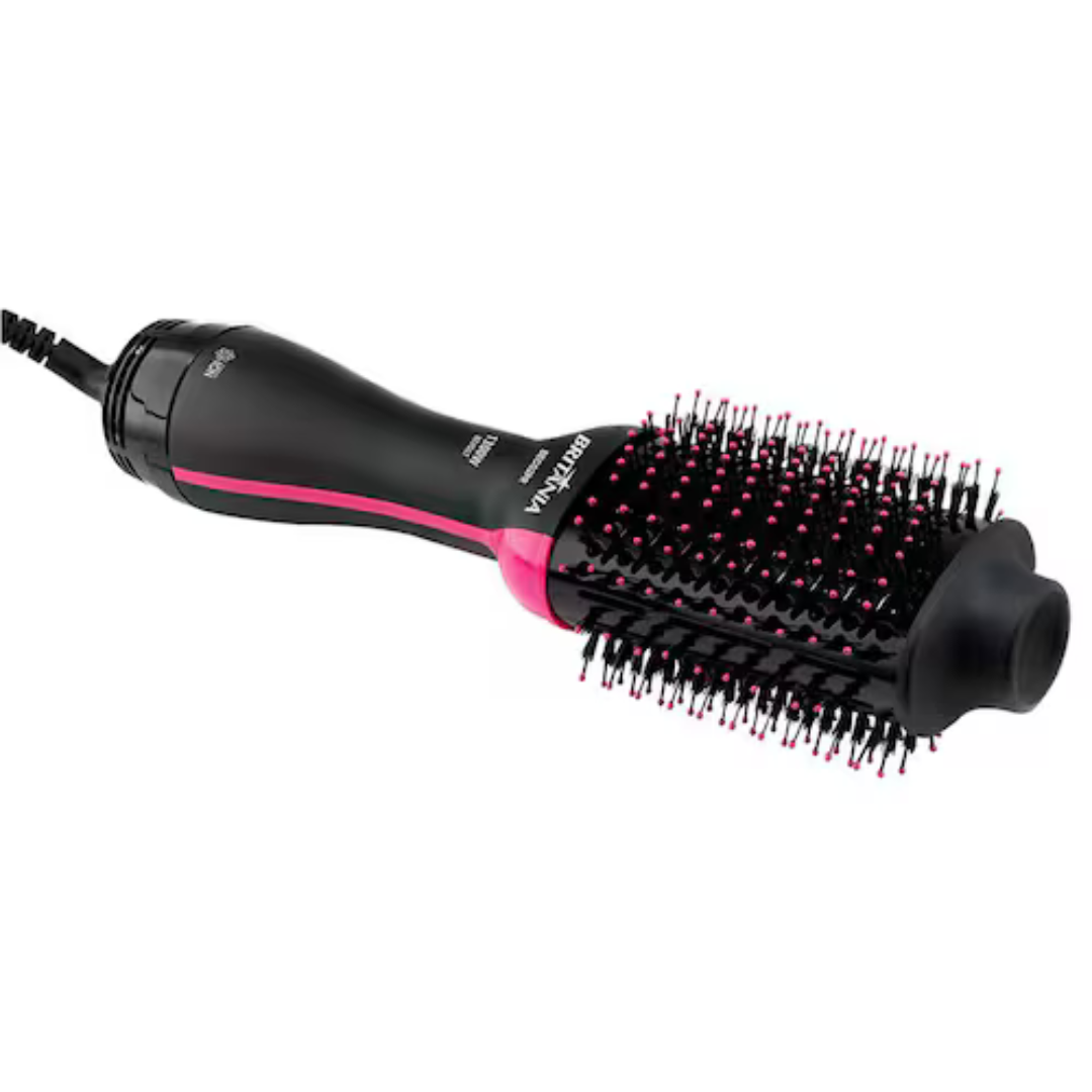 Escova Secadora Britânia BEC02PR Cabo Giratório Bivolt 1300W - Preta e Rosa - Imagem 8