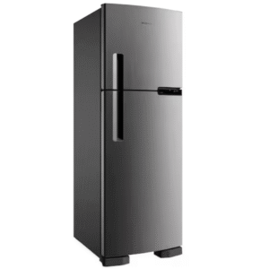 Geladeira Brastemp 375L BRM44HK Frost Free Duplex Extrafrio Fresh Zone Inox - 110V