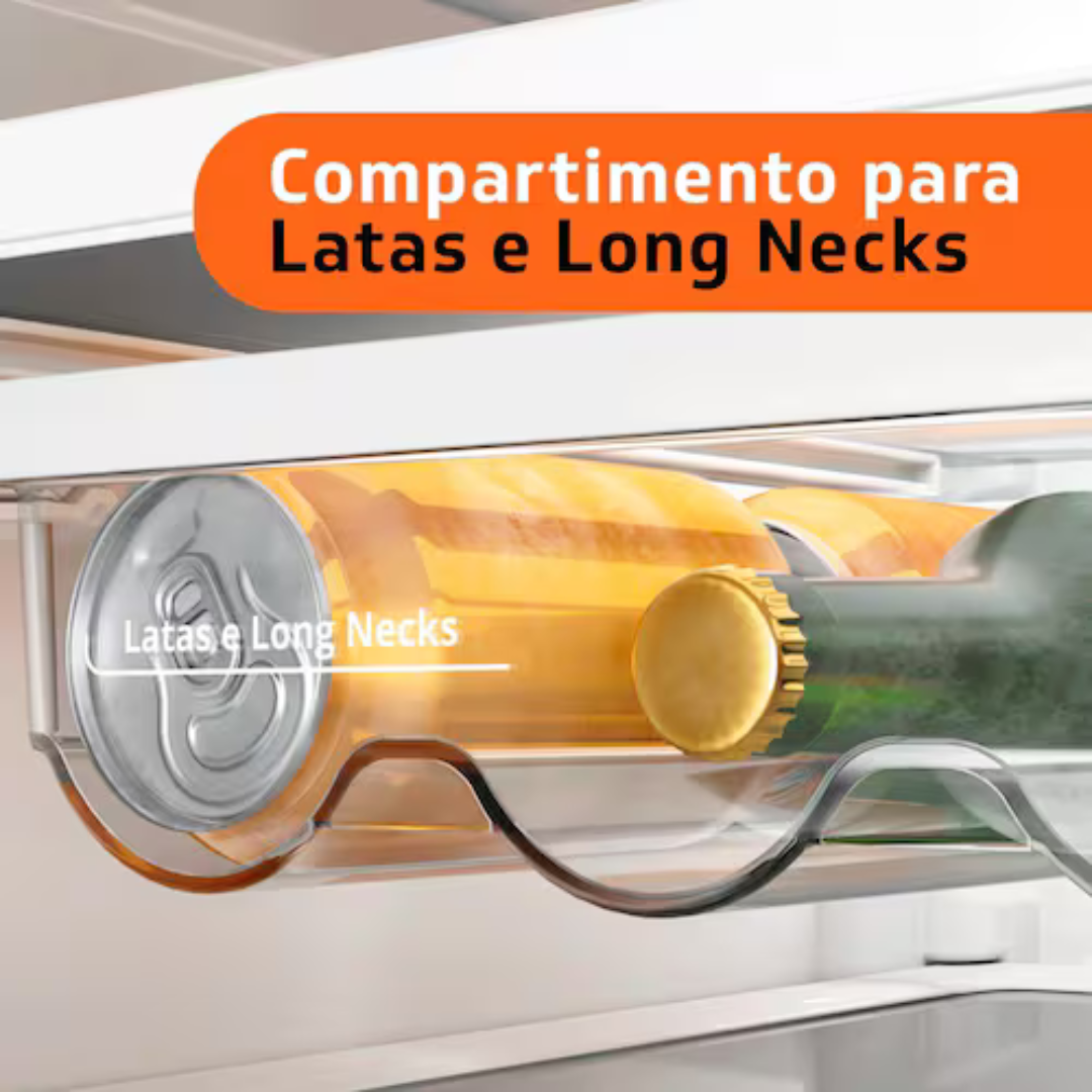 Geladeira Brastemp Frost Free Duplex BRM44HB com Compartimento Extrafrio Fresh Zone Branca - 375L - 110V - Imagem 9