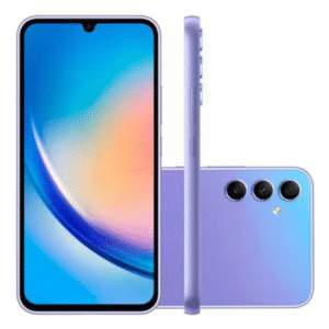 Smartphone Galaxy A34 128GB 5G Tela 6.6 Câmera Tripla 48MP Selfie 13MP Android 13 Samsung